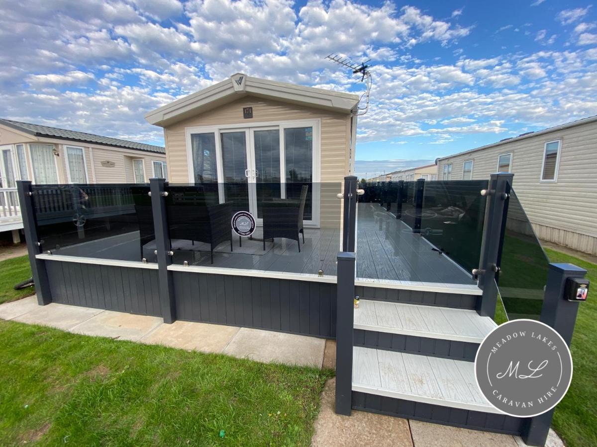 Meadow View 171 - Golden Palm - Central Heating, Wifi, Pet Friendly, Bed Linen - Meadow Lakes Caravan & Lodge Hire Chapel Saint Leonards Esterno foto